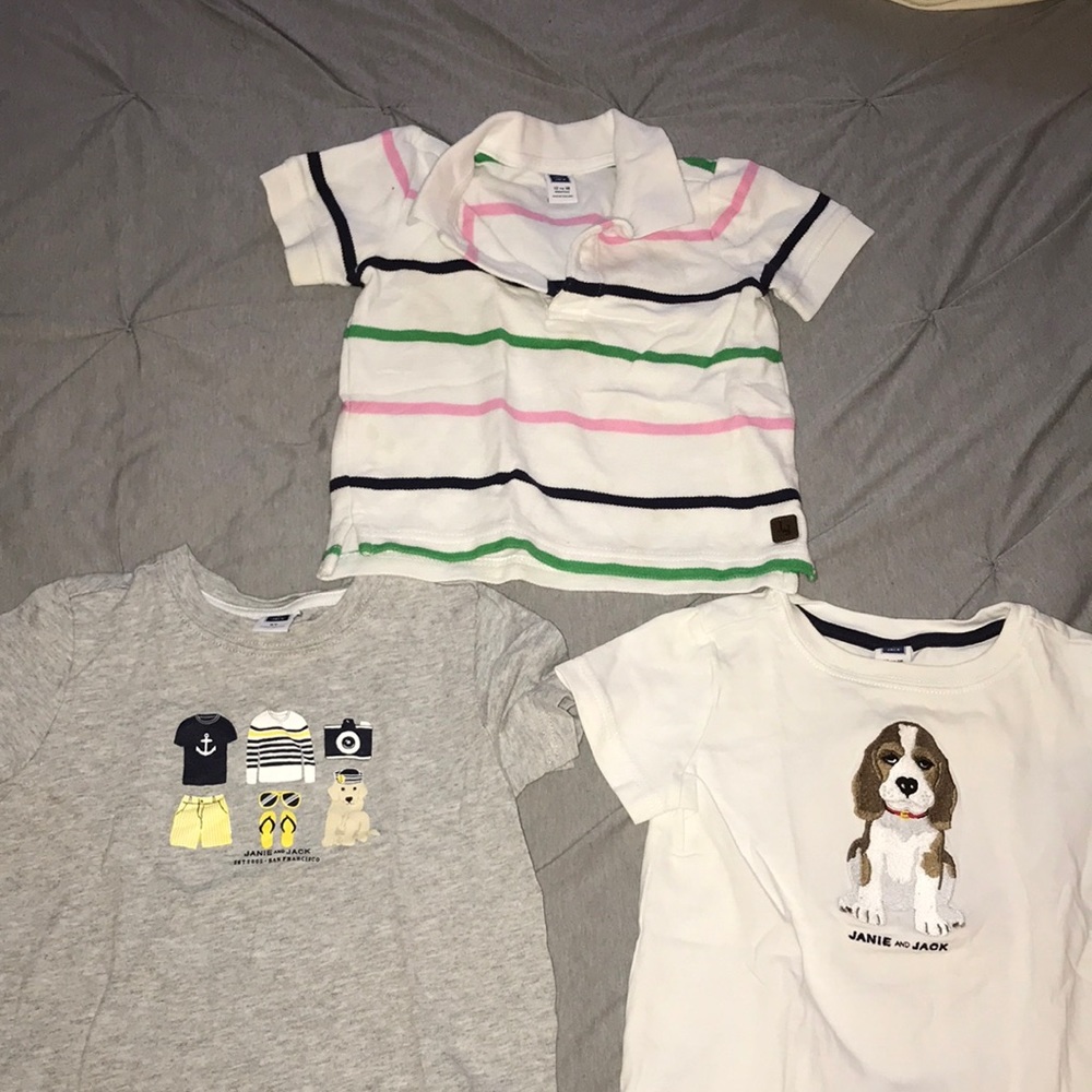 Janie and Jack shirt bundle !